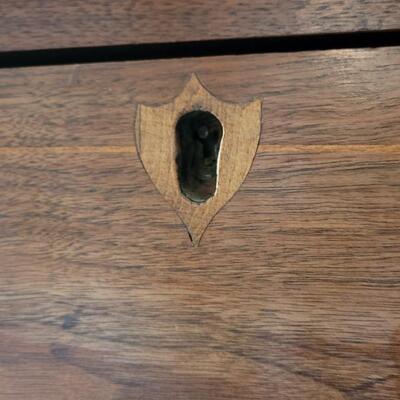 Lot 215: Transition Walnut Chippendale Dresser