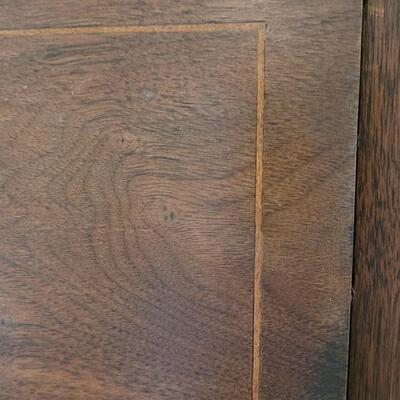 Lot 215: Transition Walnut Chippendale Dresser