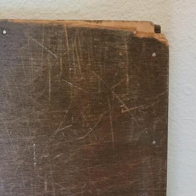Lot 216: Antique Primitive Wood Utensils - Tools Box