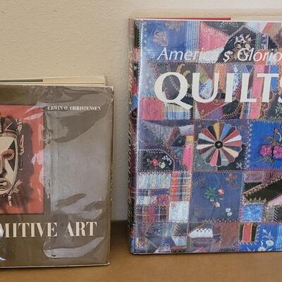 Lot 217: Primitive Art Book and American's Glorious Quilts Books