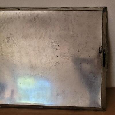 Lot 218: (2) Vintage Matching Pattern Trays