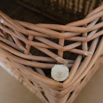 Lot 219: Vintage Large Wicker Trunck