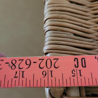 Lot 219: Vintage Large Wicker Trunck