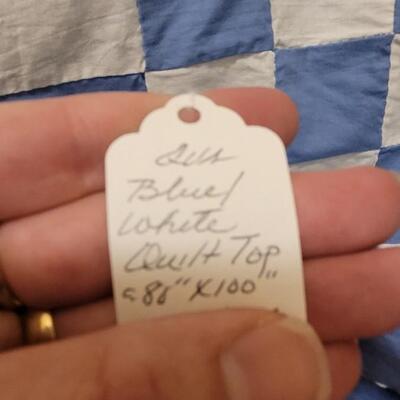 Lot 223: (2) Vintage Quilts - both need backing