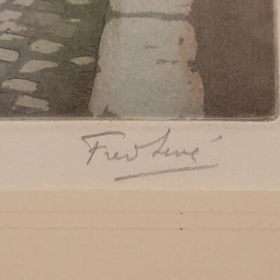 Lot 226: Vintage Hand Signed Artwork
