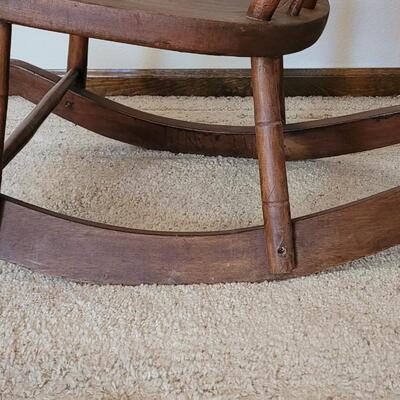 Lot 228: Antique Rocking Chair