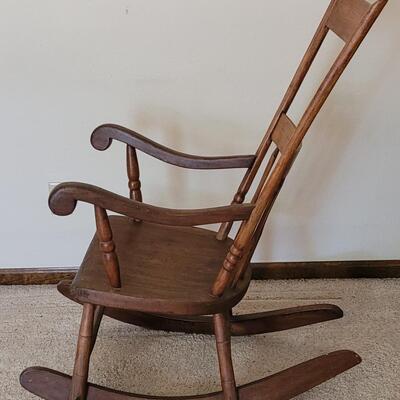 Lot 228: Antique Rocking Chair