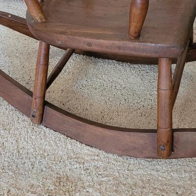 Lot 228: Antique Rocking Chair
