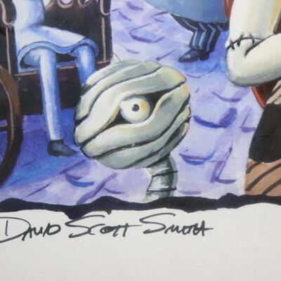 Disney's Nightmare Before Christmas Signed & Numbered Collectible Print Dave Smith COA