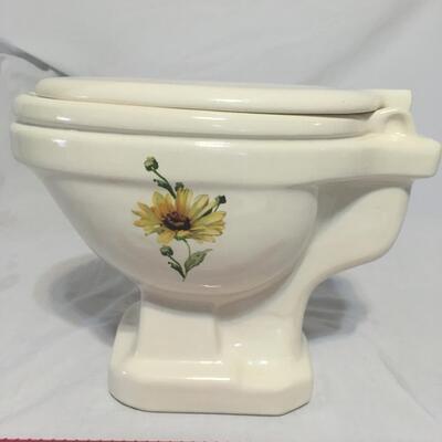 Vintage Ceramic Toilet Decor