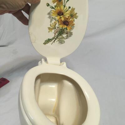 Vintage Ceramic Toilet Decor