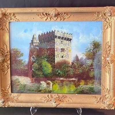 LOT#5E: Reverse Painting of Blarney Castle, Ireland