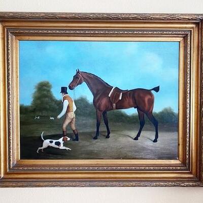 LOT#7D: William Shipley Oil on Canvas