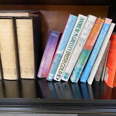 LOT#31D: Bookshelf with Antique Books