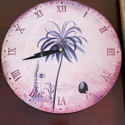 LOT#38D: Embroidered Iris and Clock Lot