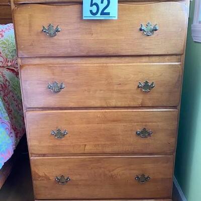 LOT#52B2: Antique Chest of Drawers
