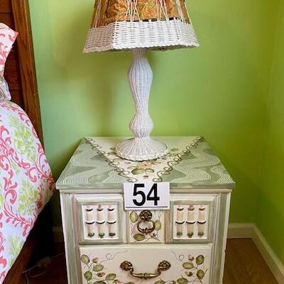 LOT#54B2: Painted Night Stand