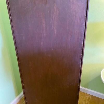 LOT#59B2: Vintage Oak Display Cabinet