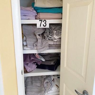 LOT#73H: Contents of Linen Closet