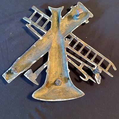 LOT#84D: Antique Bronze Firehouse Plaque