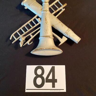 LOT#84D: Antique Bronze Firehouse Plaque