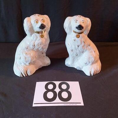 LOT#88D: Beswick Glazed Dog Figurine Set