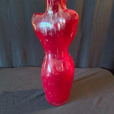 LOT#89D: Murano Style Bust Vase