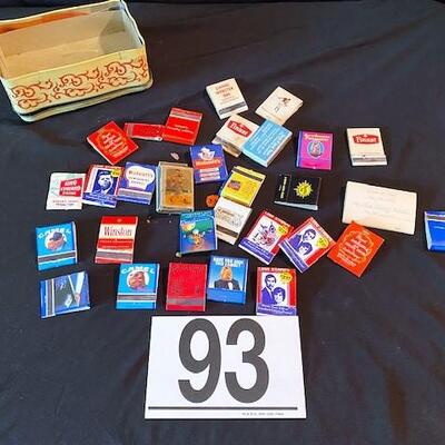 LOT#93D: Assorted Vintage Matchbook Lot