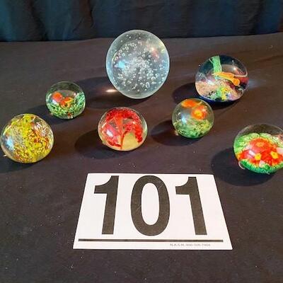 LOT#101D: Paperweight Lot #1