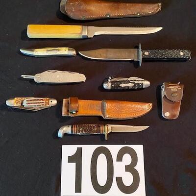 LOT#103D: Assorted Knife Lot