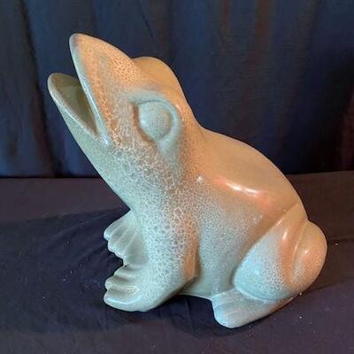 LOT#107D: Large Ceramic Frog