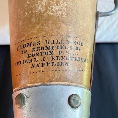 LOT#136D: Vintage Thomas Hall & Sons Megaphone