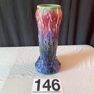 LOT#146D: Lindsey Scypta Style Vase