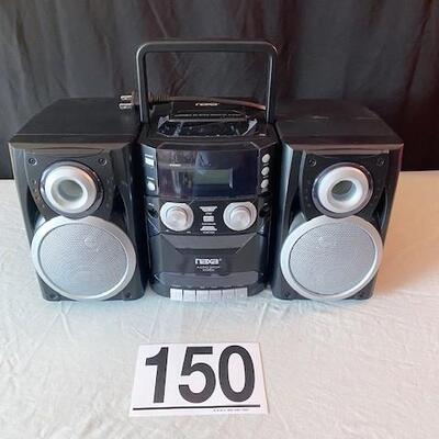 LOT#150D: Naxa Portable Stereo System