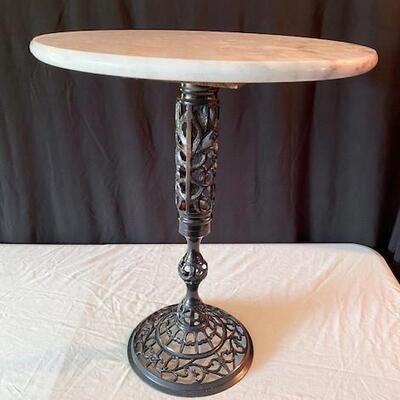 LOT#182L: Marble Top Table 