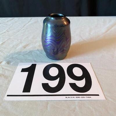 LOT#199L: Attributed to Loetz Vase