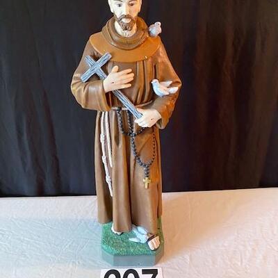 LOT#207L: St. Francis Statue