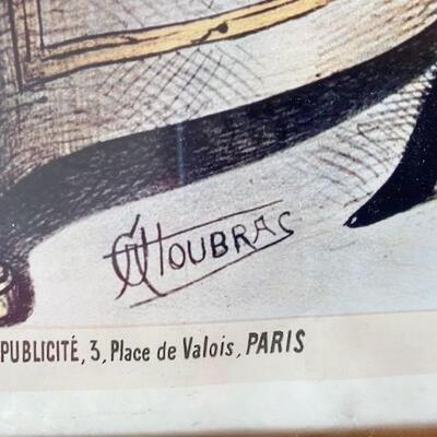 LOT#209MB: 1901 A. Houbras Print