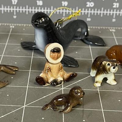 Miniature Walrus, Seals, Eskimo