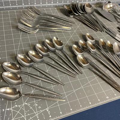 Set of Silverware BOUQUET Stainless 