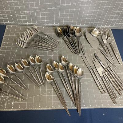 Set of Silverware BOUQUET Stainless 