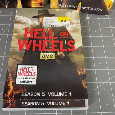 Hell on Wheels DVD's (1st and 3rd Season ) 