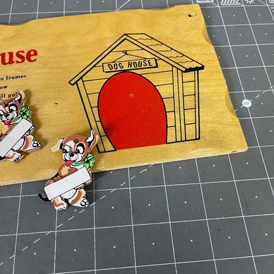 Whimsical Wall Plaque - In The Dog House 