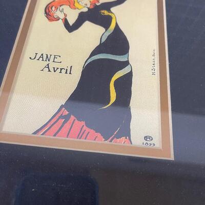 Jane Avril Framed Print 