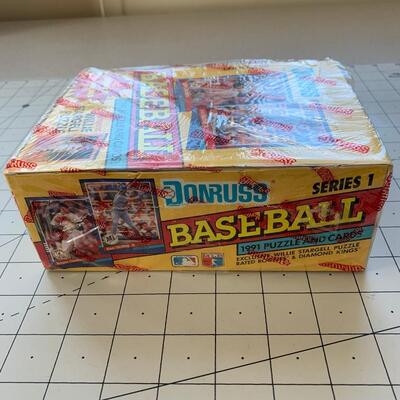 #1 Donruss Series 1 Baseball 1991 Puzzle & Cards SEALED