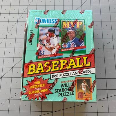 #2 Donruss Series 2 Baseball 1991 Puzzle & Cards SEALED