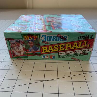 #2 Donruss Series 2 Baseball 1991 Puzzle & Cards SEALED