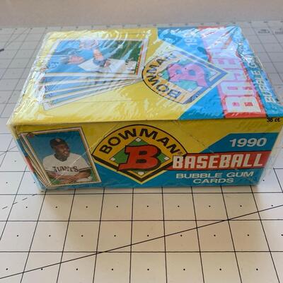 #3 Bowman 1990 Baseball Gum Cards Box Set SEALED