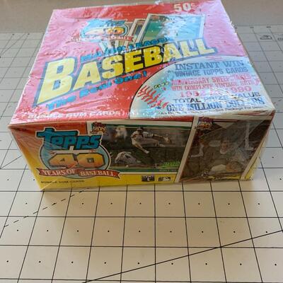 #4 Topps 40yrs Of Baseball Major League Bubble Gum Cards SEALED