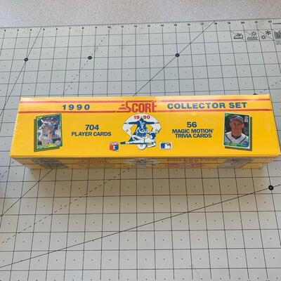 #6 1990 Score Baseball Collector Set Box SEALED